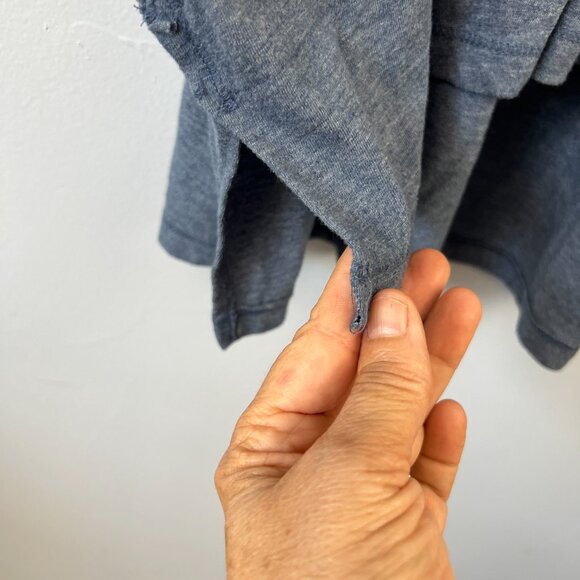 Free People Movement City Vibes Oversized Tee Top Blueberry Women’s Size XS - Picture 5 of 13